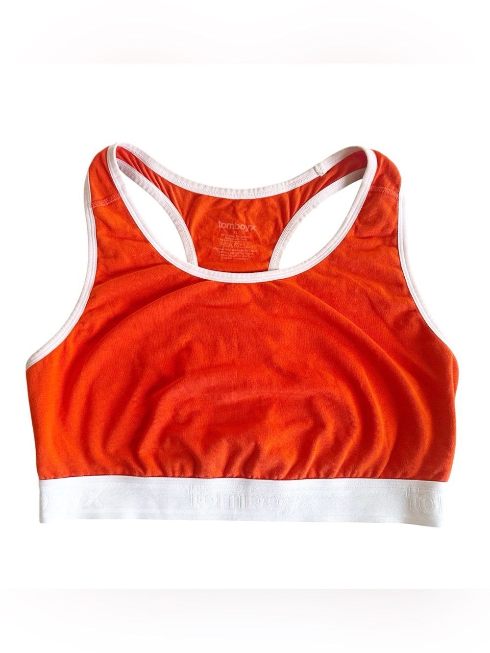 TomboyX Racerback Soft Bra in Neon Flare Size XL